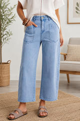 Square-Barrel Jeans