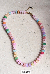Trendy Stone Colorful Necklace