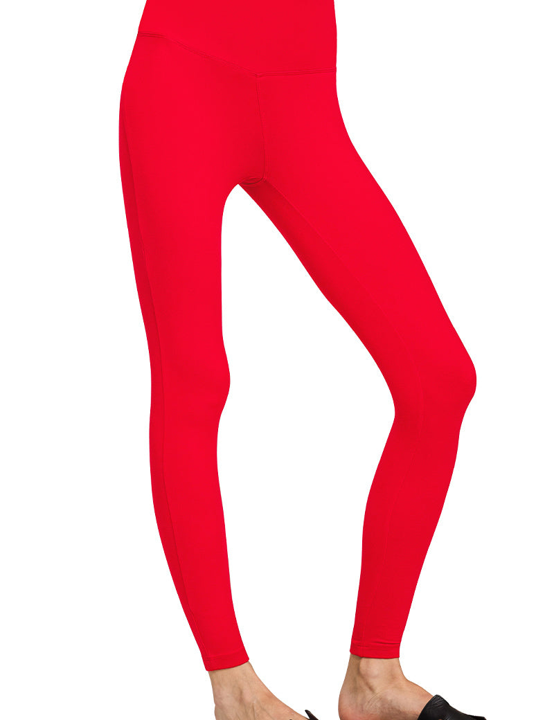Brushed DTY Microfiber Wide Waistband Zenana Leggings