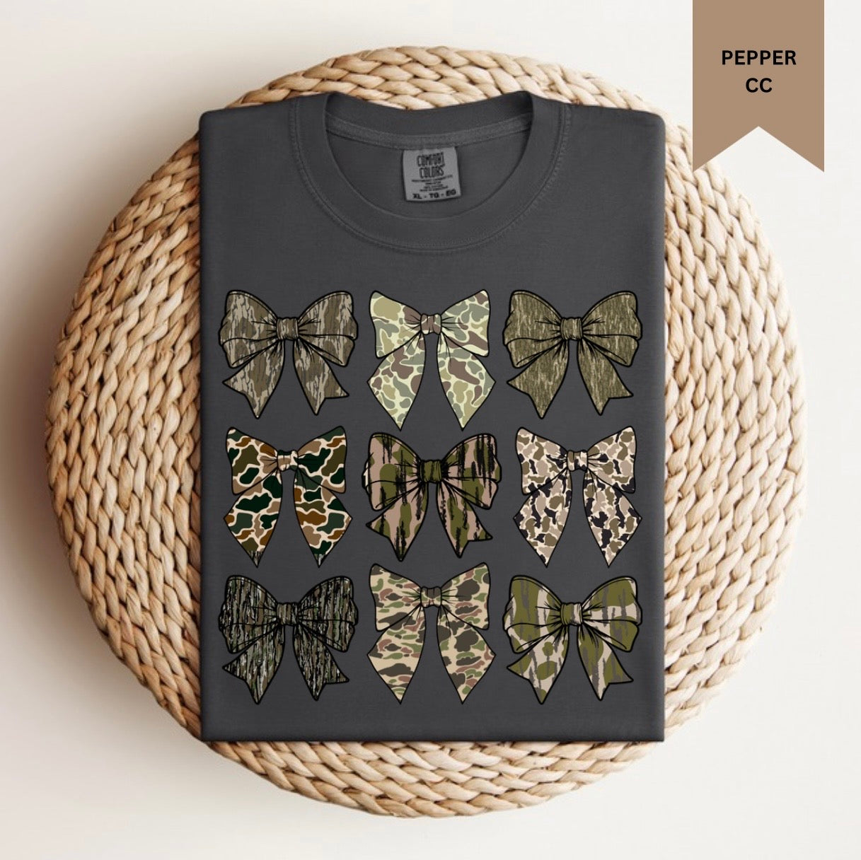 Camo Bows Tee.