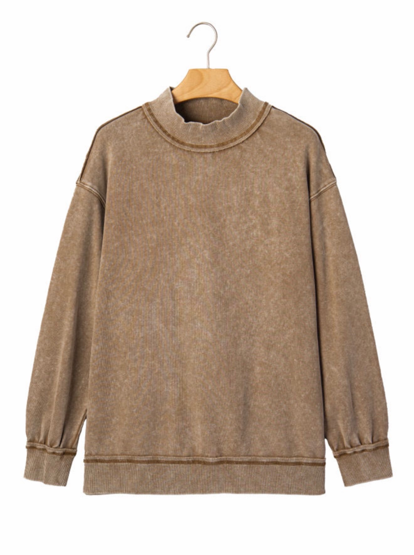 Brown Toner Washed Vintage Sweatshirt
