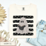 Stripe Ghost Reading Tee.
