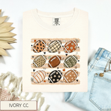 Boho Stripe Footballs Tee.