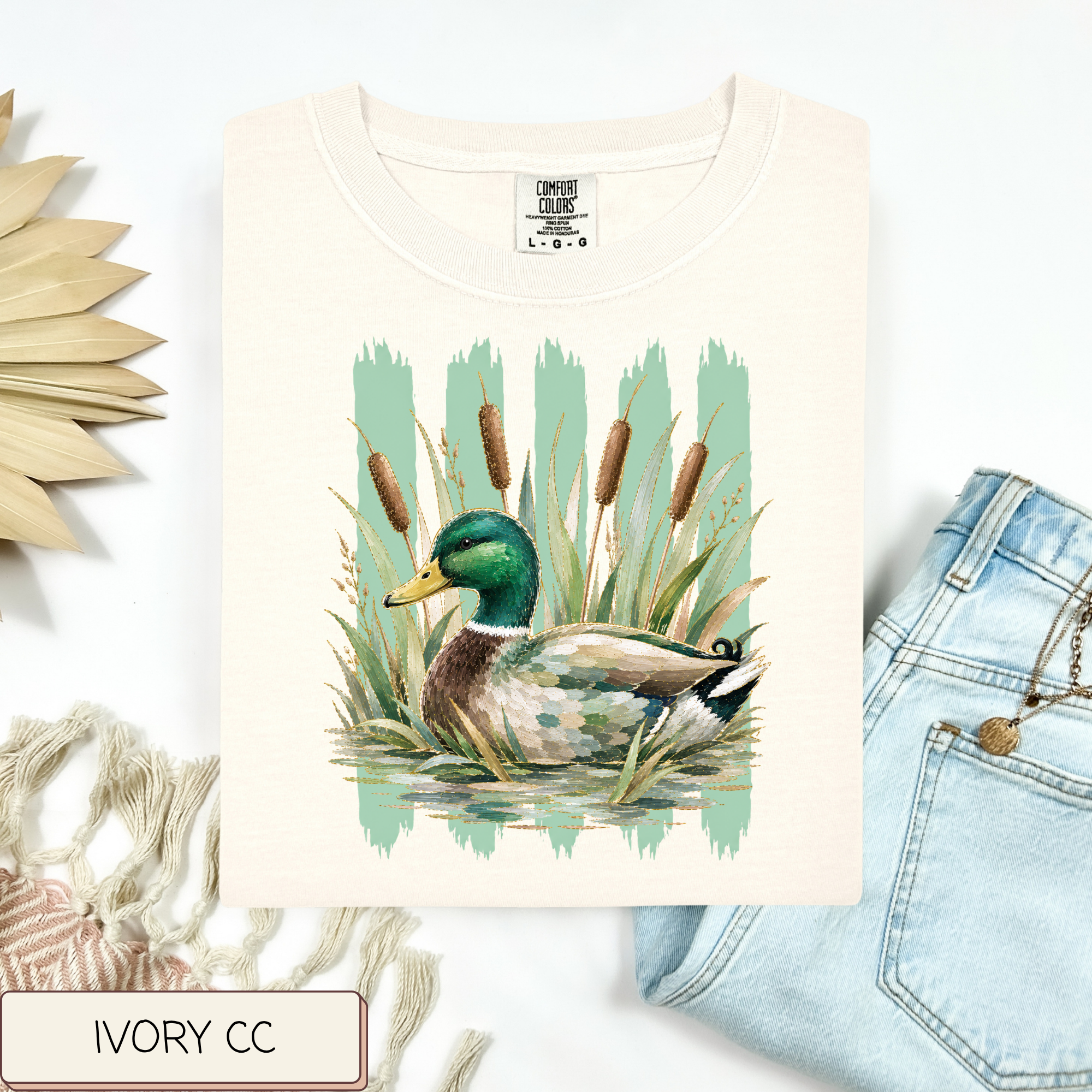 Stripe Mallard In Water Tee.