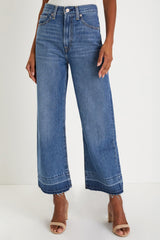 Raw Hem High Waist Jeans *multiple washes* RTS