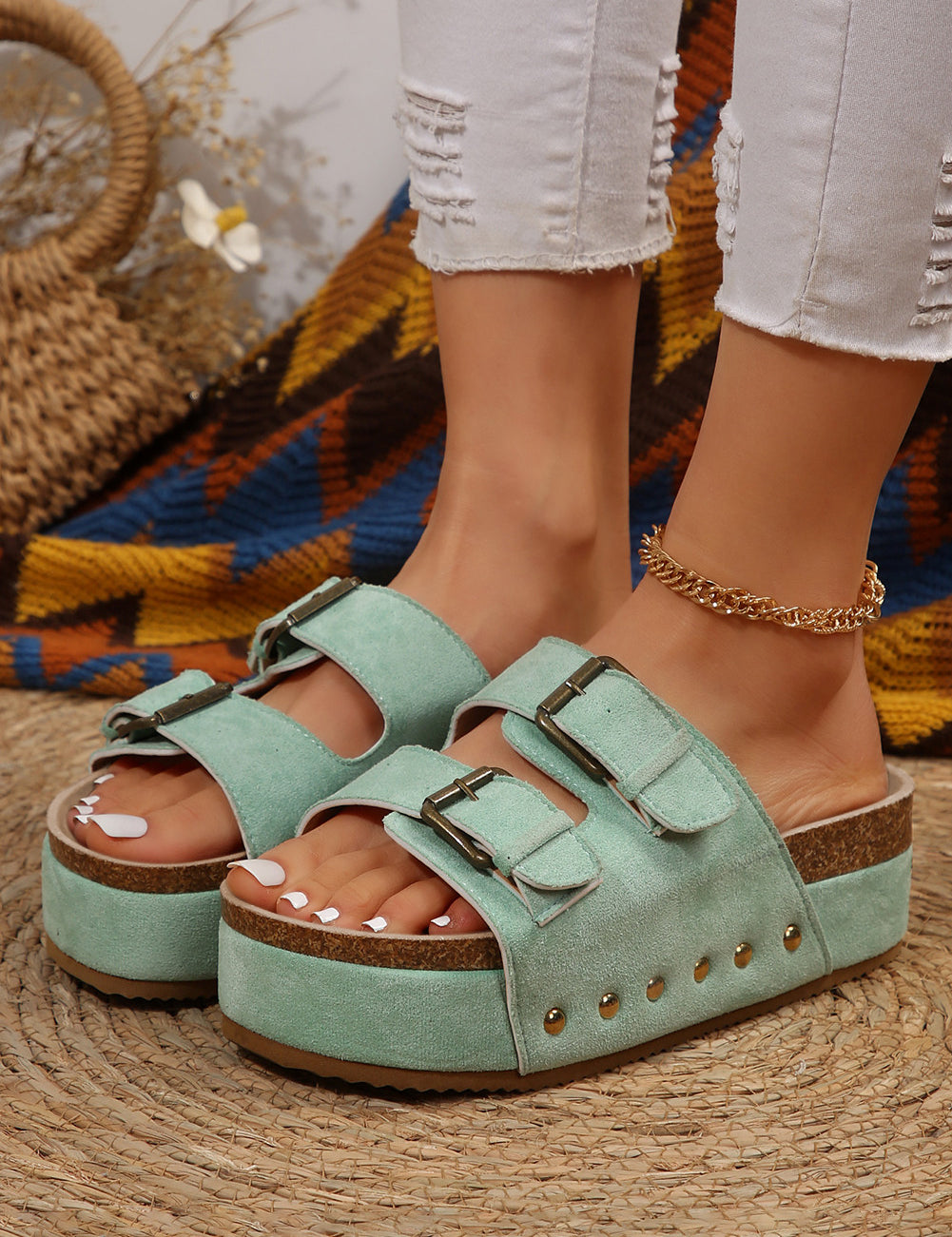 Buckle Platform Sandals RTS