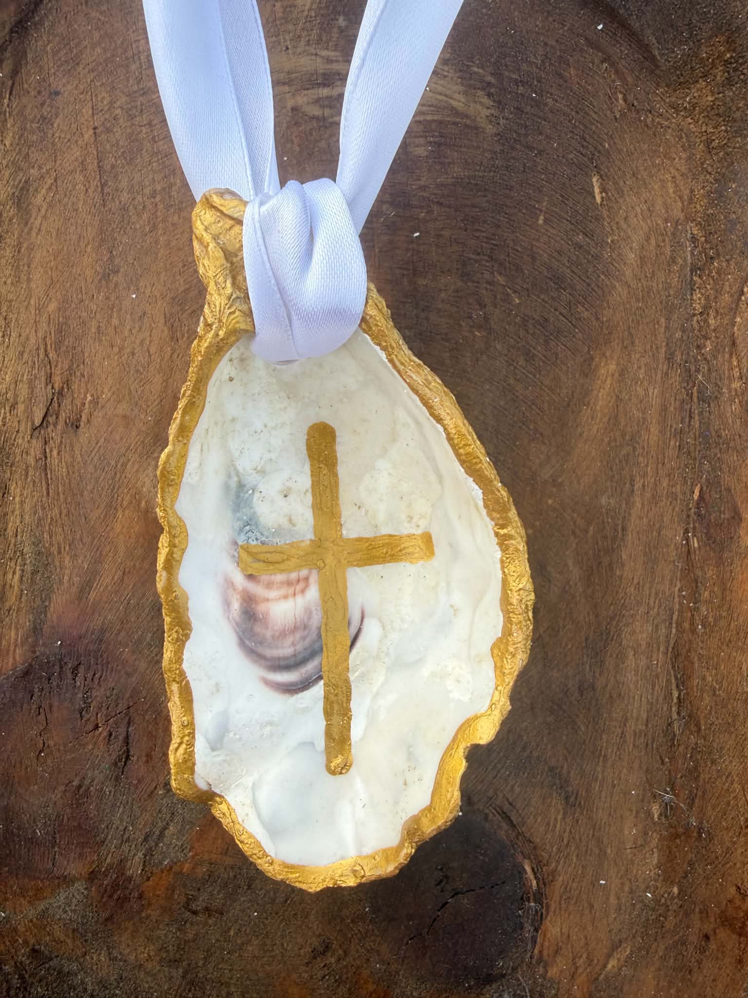 Handmade Oyster Ornament