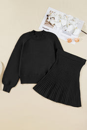 Sweater Mini Skirt Outfit Full Run RTS