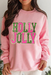Holly Jolly Sequin Sweatshirt