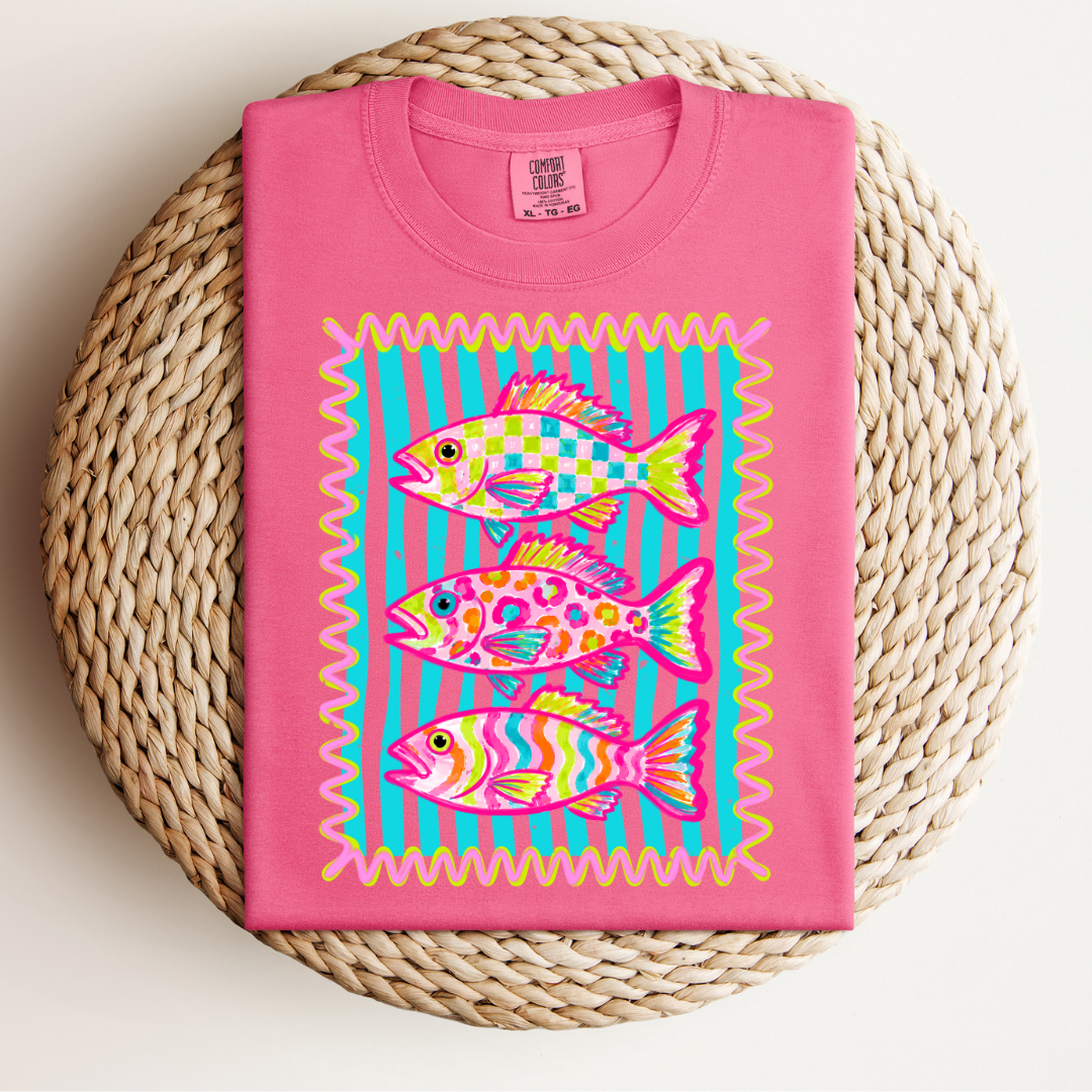 Coastal Summer Fish Tee.