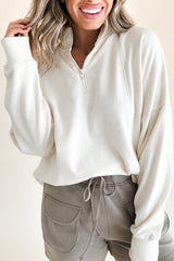 Pullover Drop Shoulder Sweatshirt