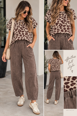 Khaki Leopard Sweater