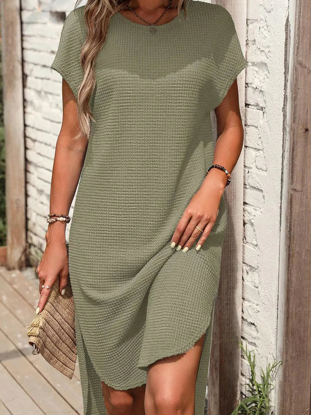 Waffle Knit Dress RTS