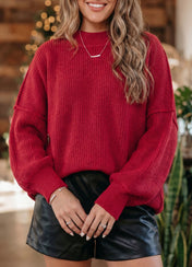 Ribbed Knit Sweater Full Run RTS