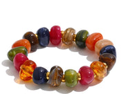 Fall Beaded Necklace & Bracelet