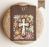 Floral Cross Tee.