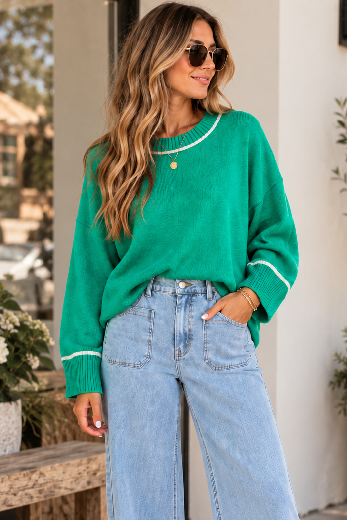 Blue Pocket Denim Jeans