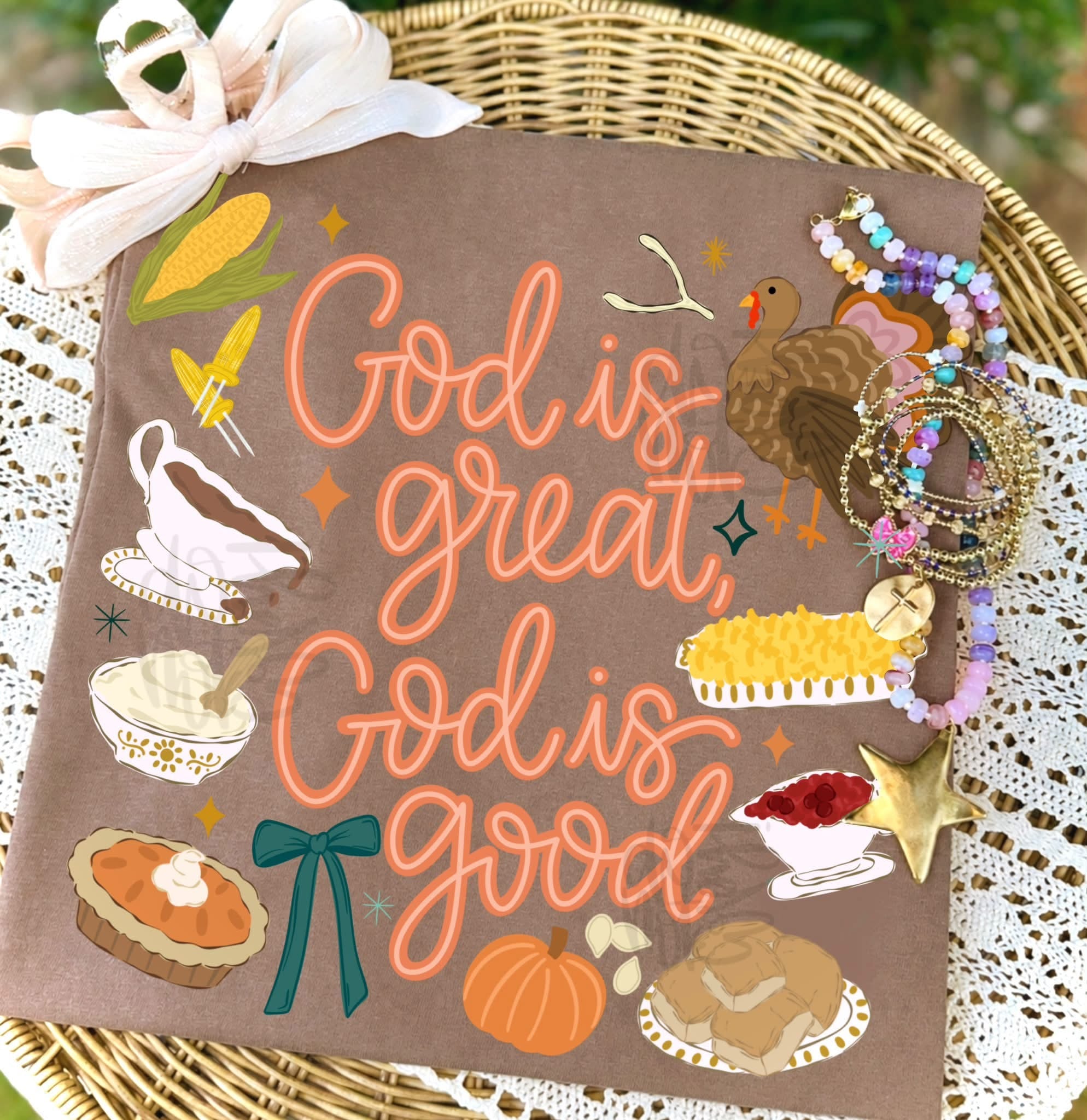 God is Great, God is Good Tee.