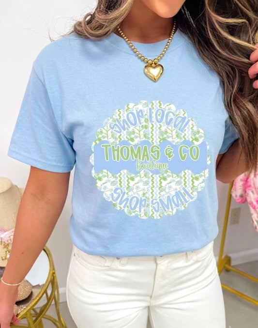 Shop Local Spring Custom Tee.