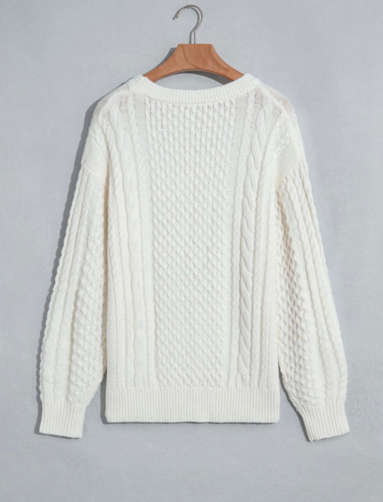 Cable Knit Loose Sweater