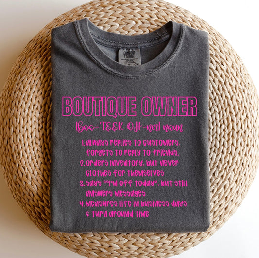 Boutique Owner Tee.