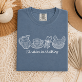 Rather Be Thriftin Hen on Nest Tee.