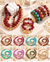 Fall Beaded Jewelry Set