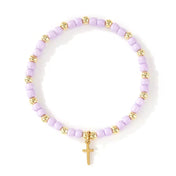 Cross Beaded Bracelet