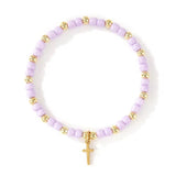 Cross Beaded Bracelet