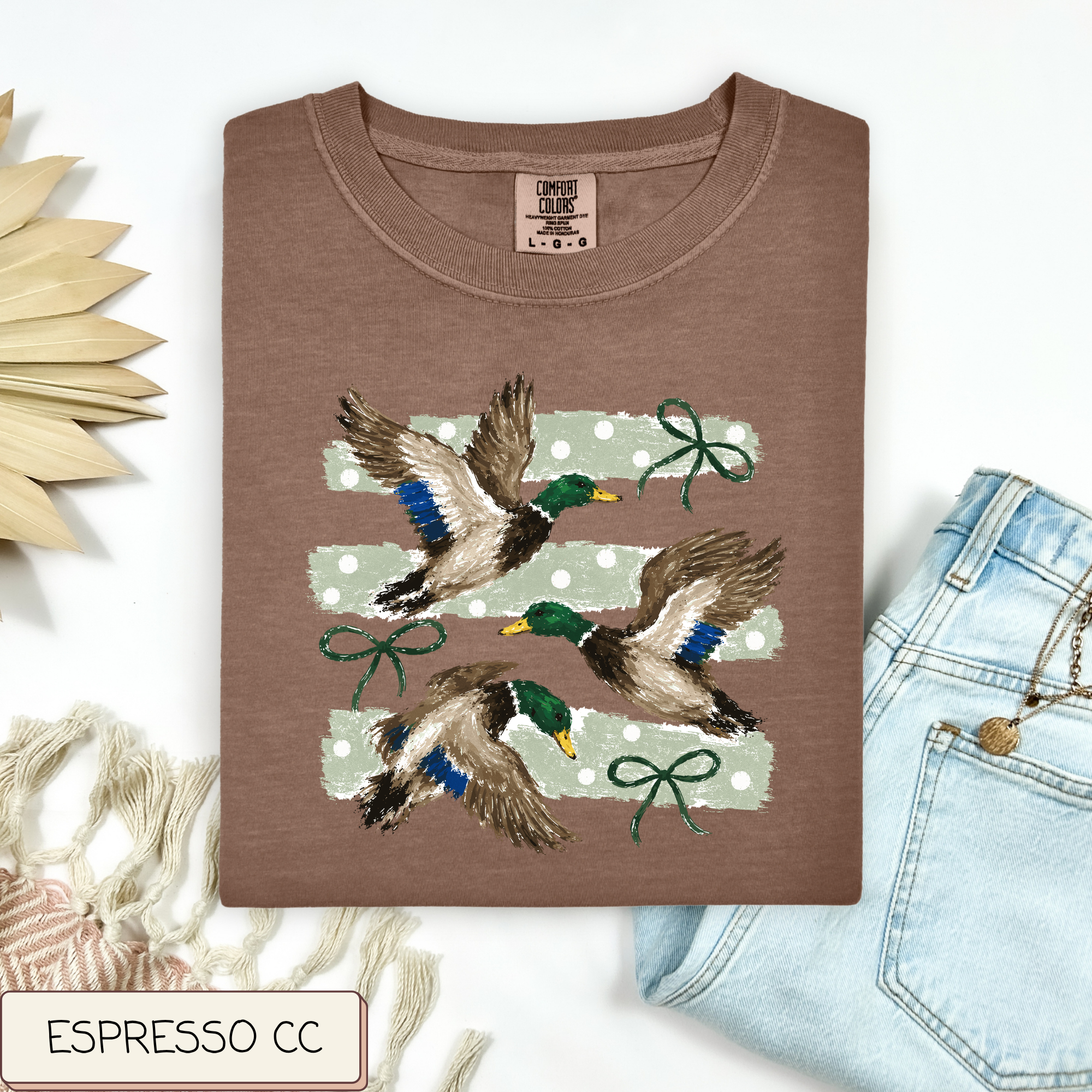 Polka Dot Stripe Mallards Tee.