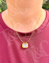 Gemstone Pendant Necklace New RTS