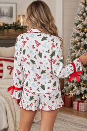 White Christmas Ruffle Set