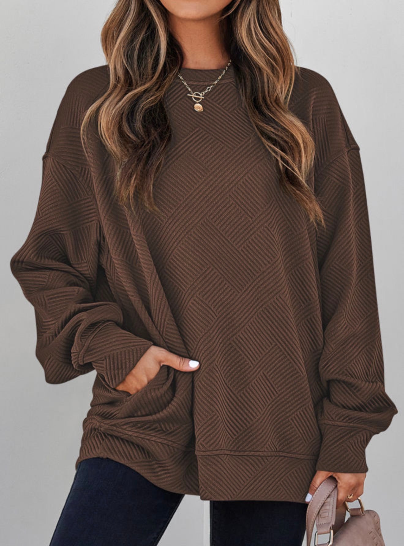 Textured Pocket Pullover Full Run RTS