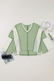 Green Crochet Blouse
