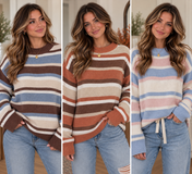 Stripe Colorful Sweater