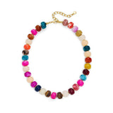 Natural Stone Fall Beaded Necklaces