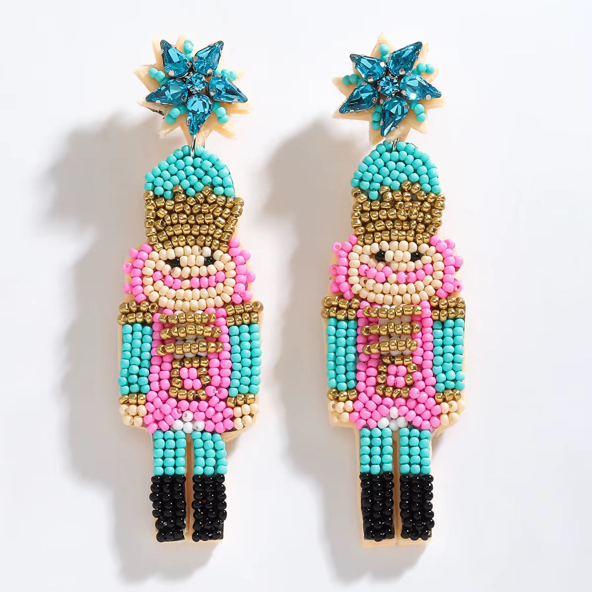 Nutcracker Beaded Earrings