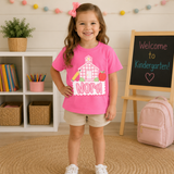 Youth Girl Custom School House Tee.