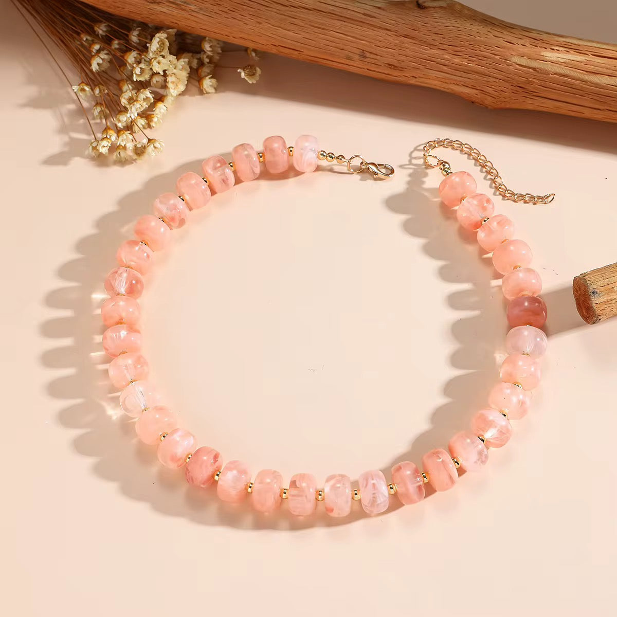 Acrylic Beaded Necklace