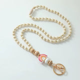 Breakaway Wooded Bead Lanyards New RTS