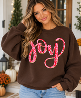 Joy Cheetah Sweatshirt.