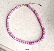 Trendy Stone Colorful Necklace