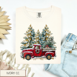 Red Truck With Trees Tee.
