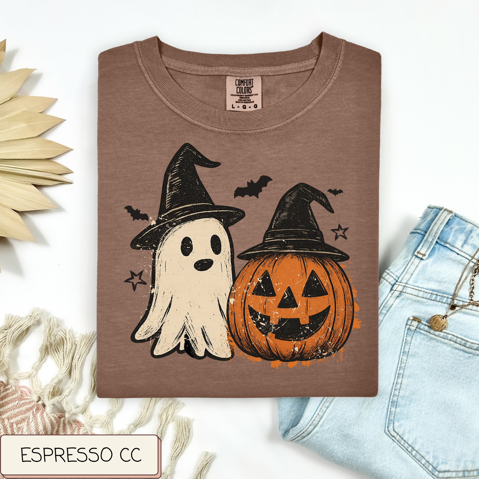 Ghost And Pumpkin Tee.