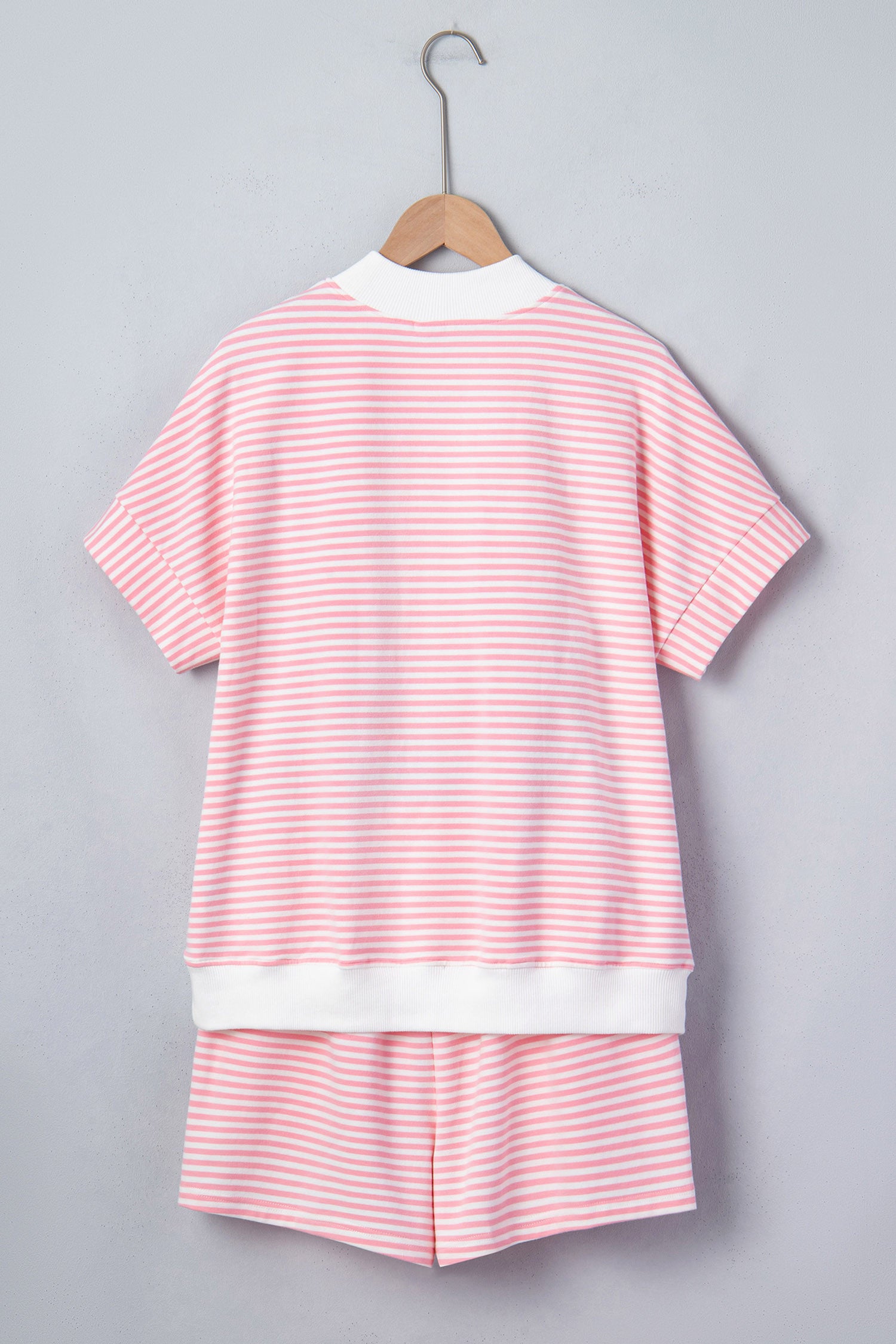 Pink Stripe Sequin Flag Set RTS