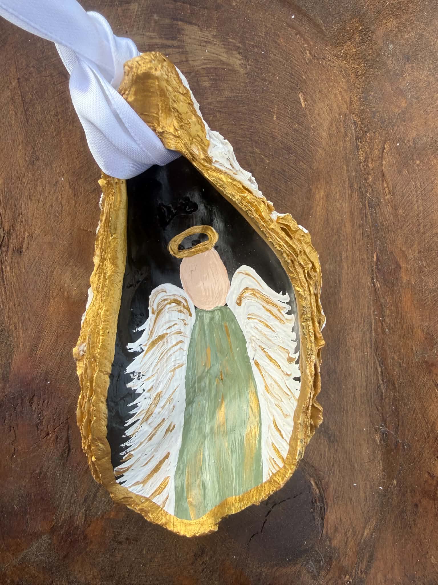 Handmade Oyster Ornament