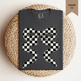 Checkered Bow Tee.
