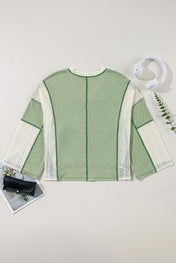 Green Crochet Blouse