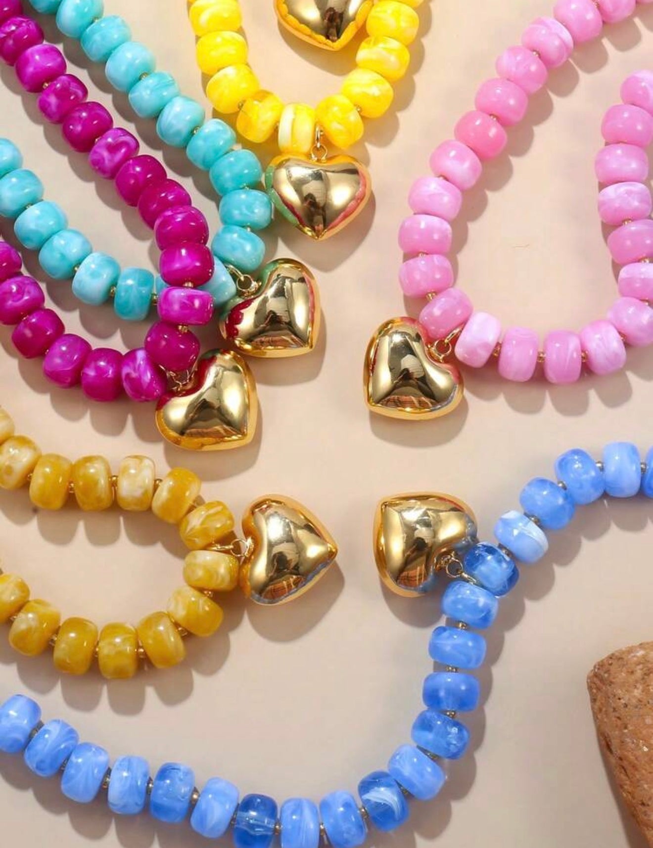 Chunky Heart Necklace RTS
