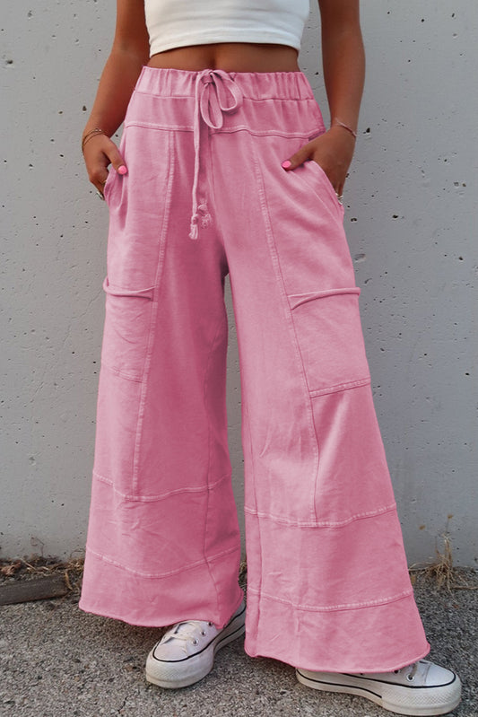 Mineral-Washed Exposed Seam Cargo Pants RTS